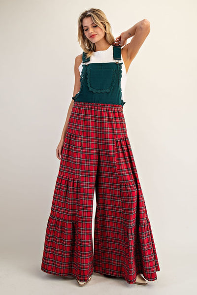 Plaid Parade Overalls