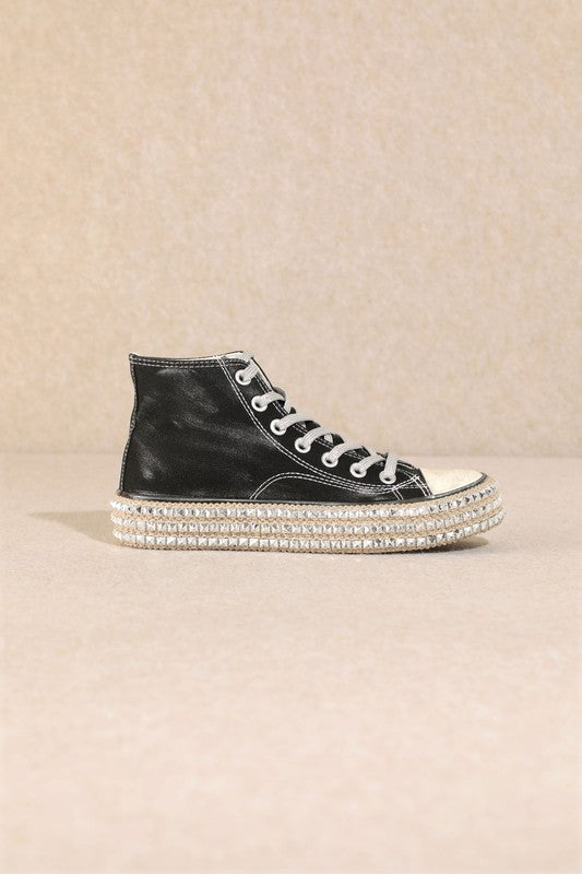 Chantel Studded Rocker Hi-Top Tenny