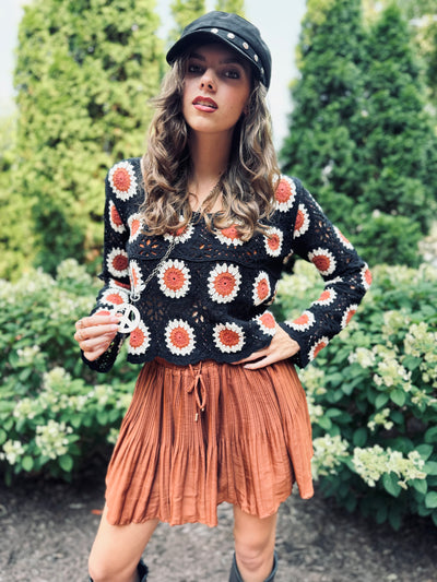 Autumn Pleated Mini Skort (2 colors)