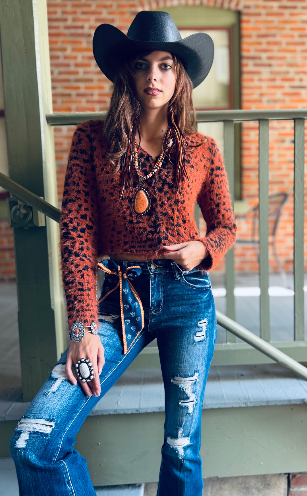 Fuzzy Eyelash Leopard Cardigan