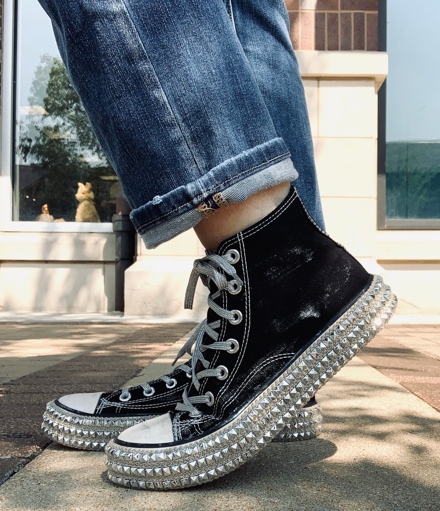 Chantel Studded Rocker Hi-Top Tenny