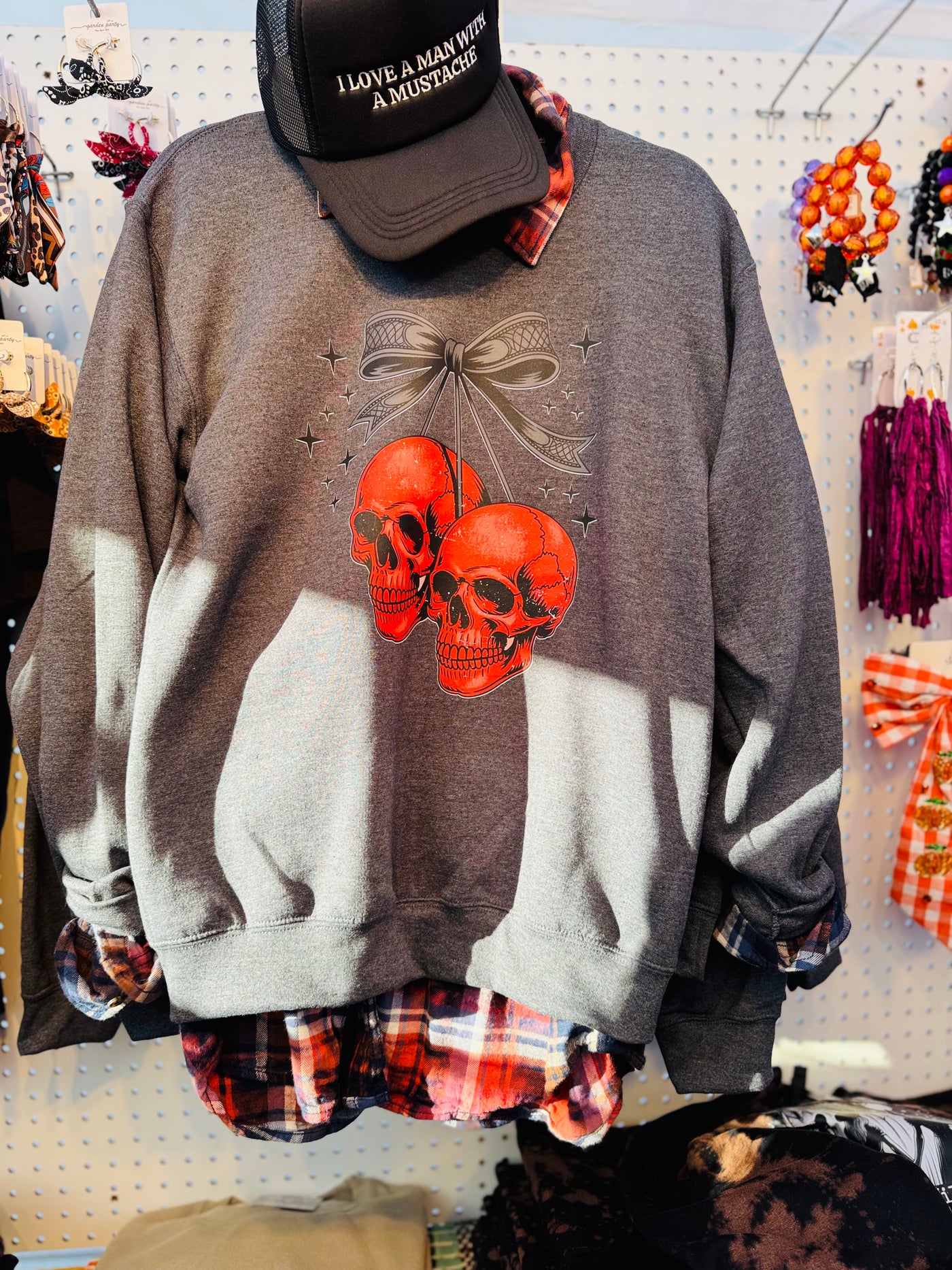 Cherry Skull Sweatshirt