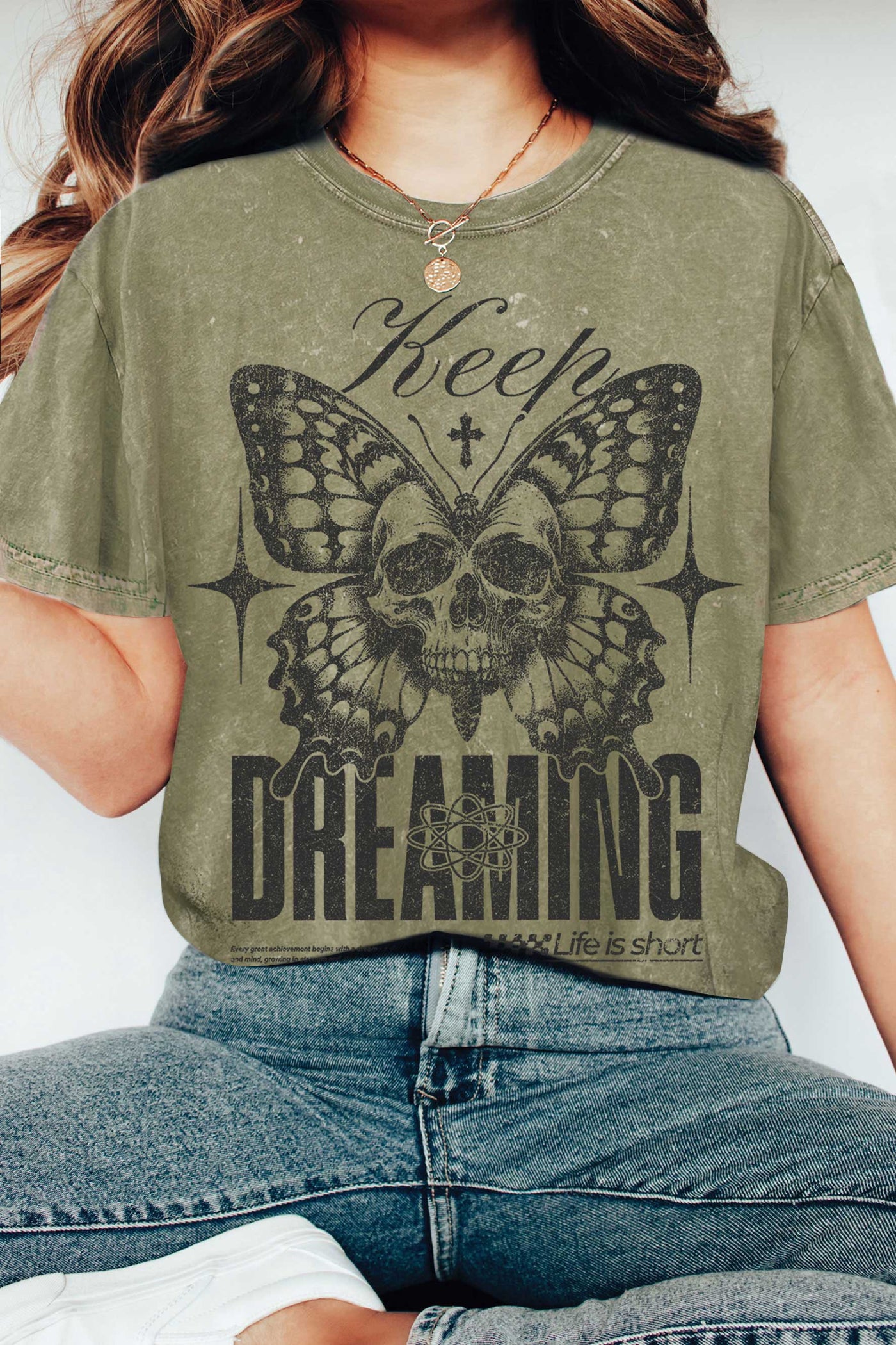 Keep Dreaming Mineral Wash Tee