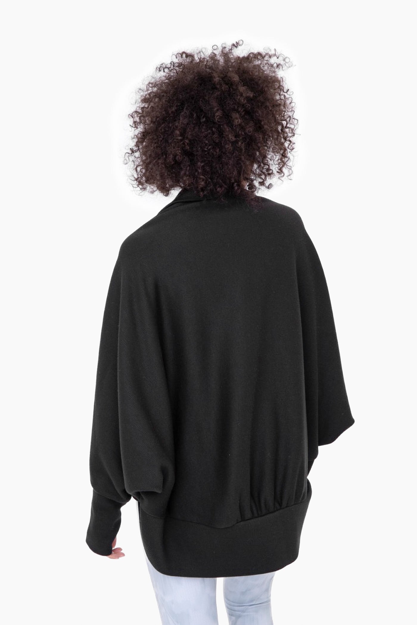 Open Front Cocoon Shape Cardigan