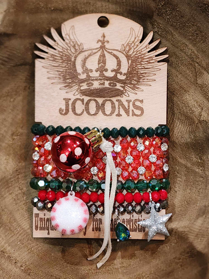 J Coons Festive Bracelet Stacks