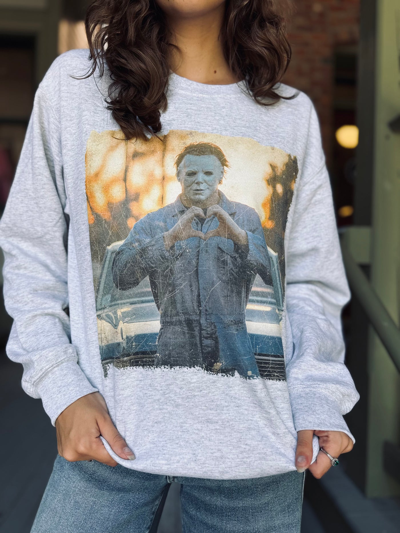 Micheal Myers Fleece Sweatshirt