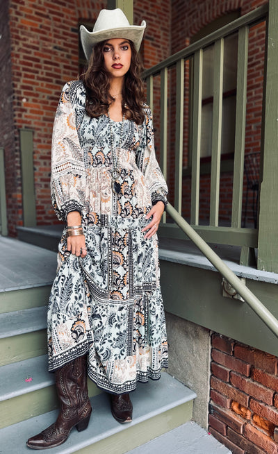 Prairie Muse Maxi Dress
