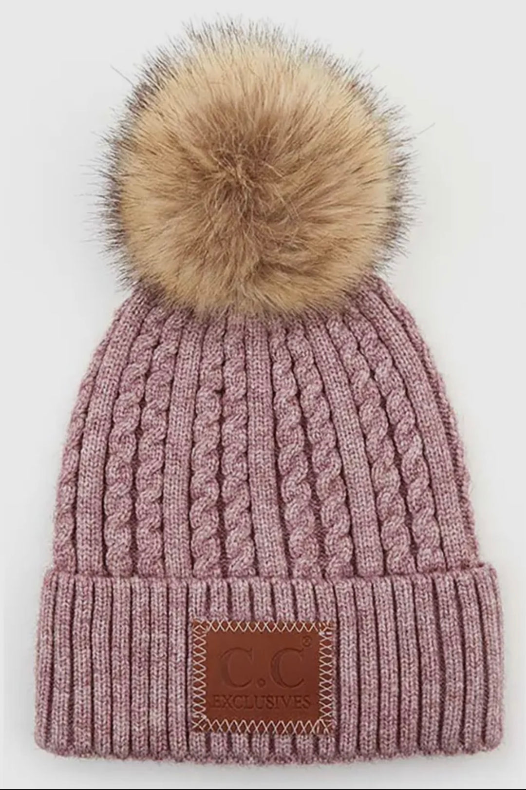 CC Double Braided Winter Beanie