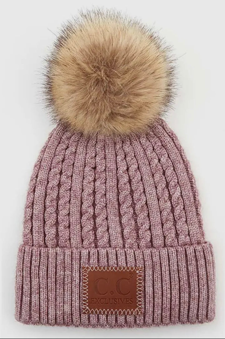 CC Double Braided Winter Beanie