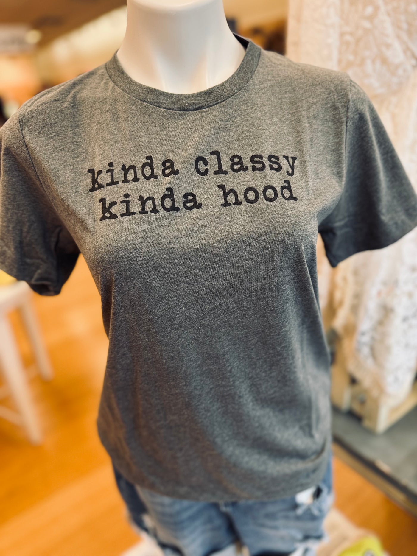Kinda Classy Kinda Hood Basic Tee