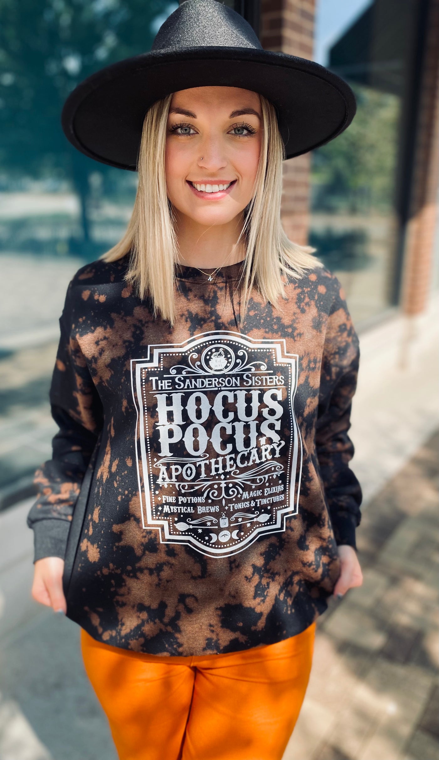 Hocus Pocus Acid Washed Sweatshirt