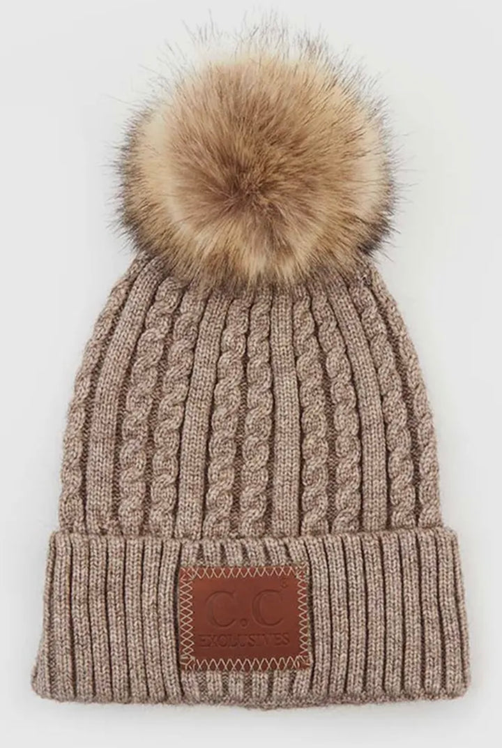 CC Double Braided Winter Beanie