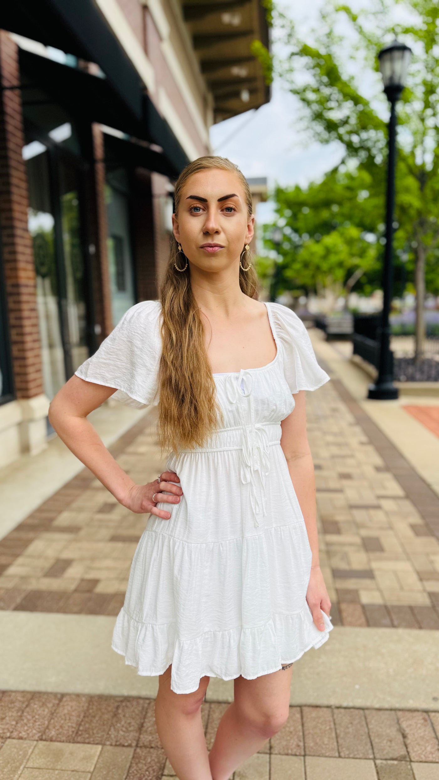 Taylor's Tie Mini Sundress (2 colors)