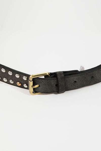 Double Studded Faux Leather Belt (2 colors)
