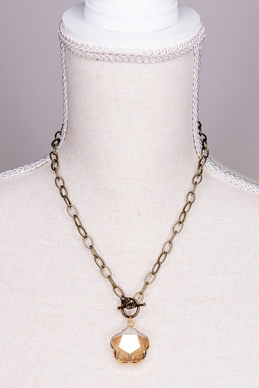 Charming Addison Flower Charm Necklace