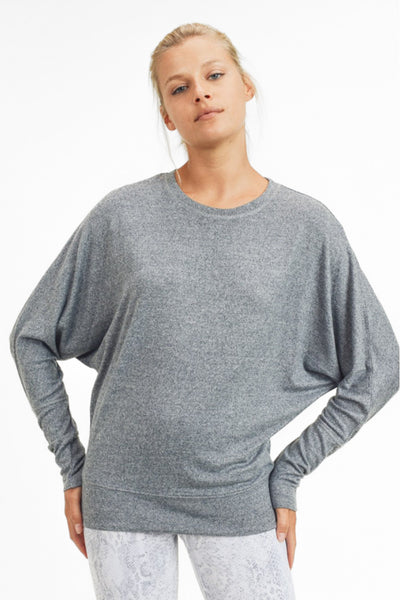 Two-Tone Soft Brushed Dolman