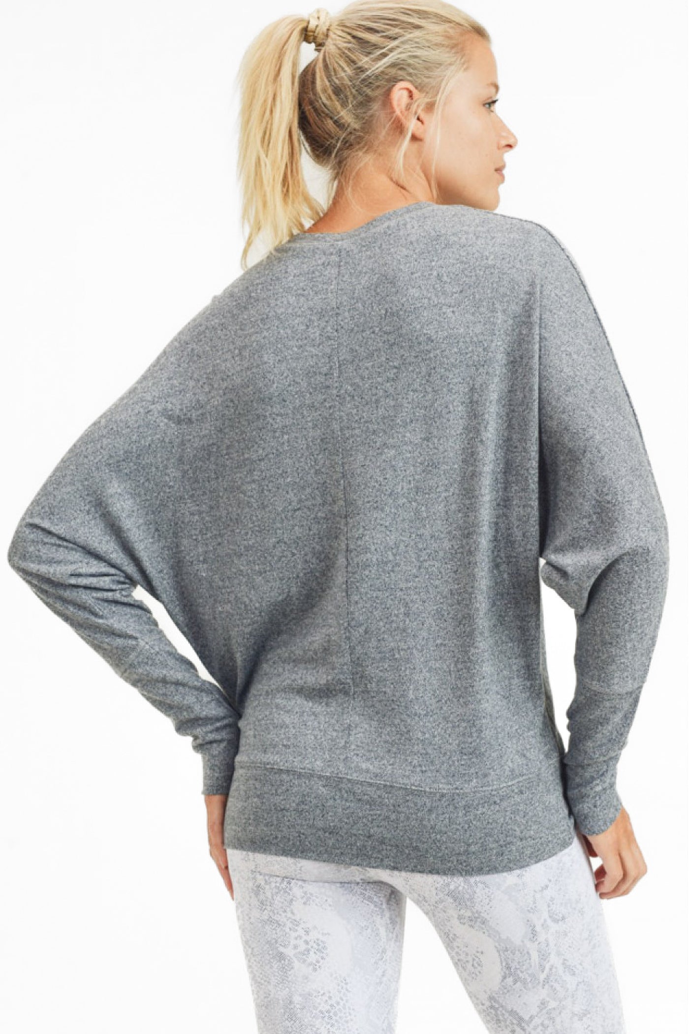 Two-Tone Soft Brushed Dolman