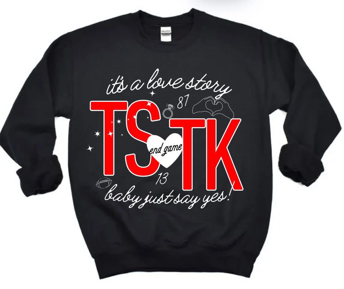 Just Say Yes Fleece Sweatshirt