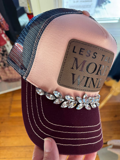 Less Talk, More Wine Trucker Hat