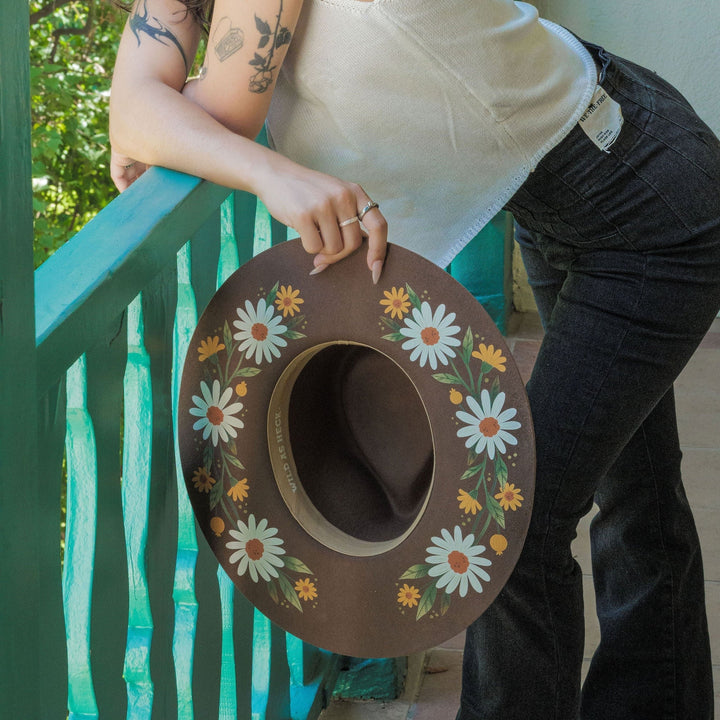 Miller Daisy Brown Rancher Hat