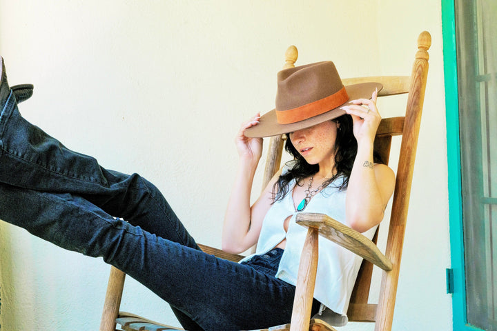 Miller Daisy Brown Rancher Hat