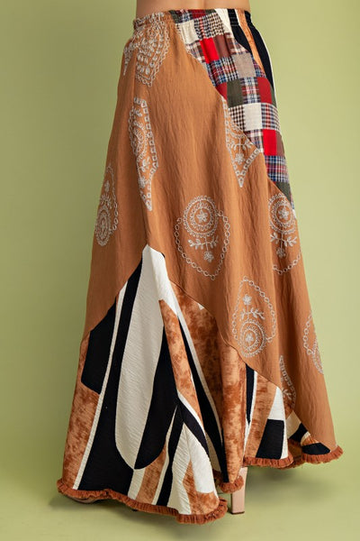 Step Into Fall Maxi Skirt