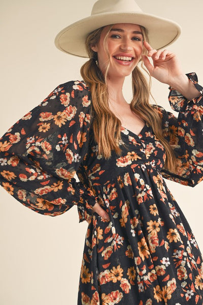 Fall Whisper Mini Dress