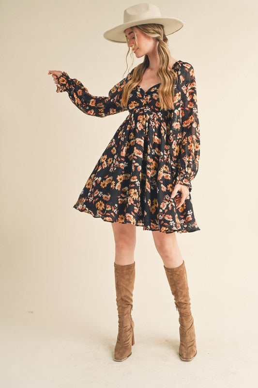 Fall Whisper Mini Dress