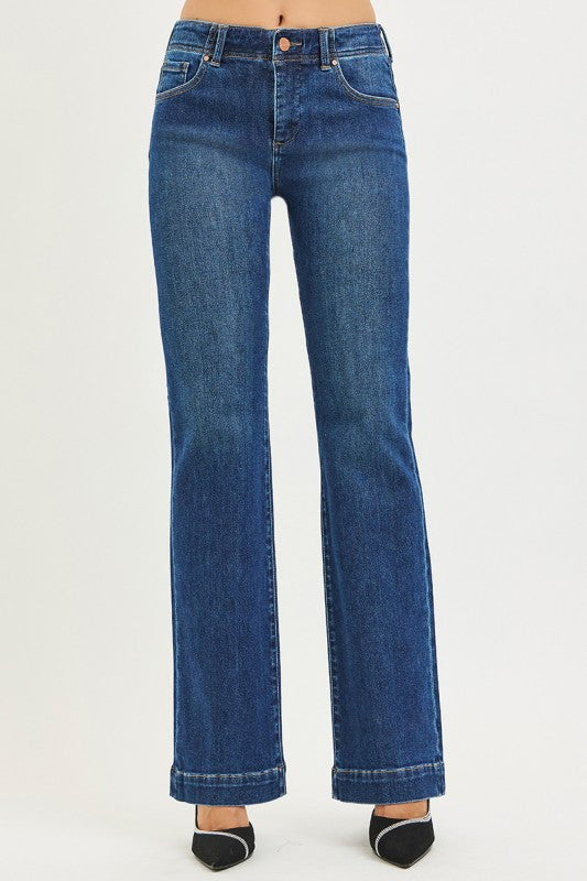 Lacey Tummy Control Boot Cut Jeans by Risen