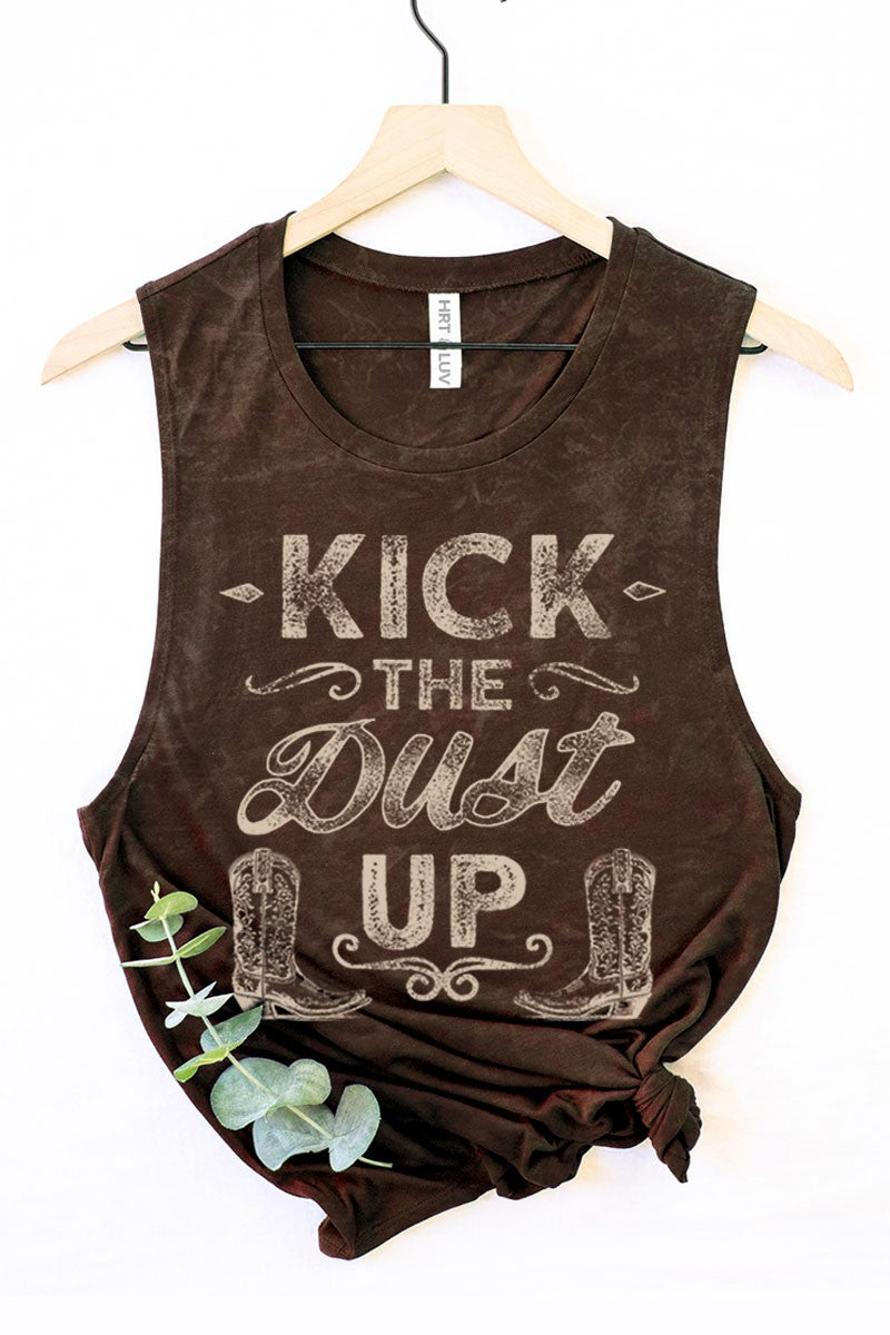 Kick Up The Dust Brown Mineral Wash Tank