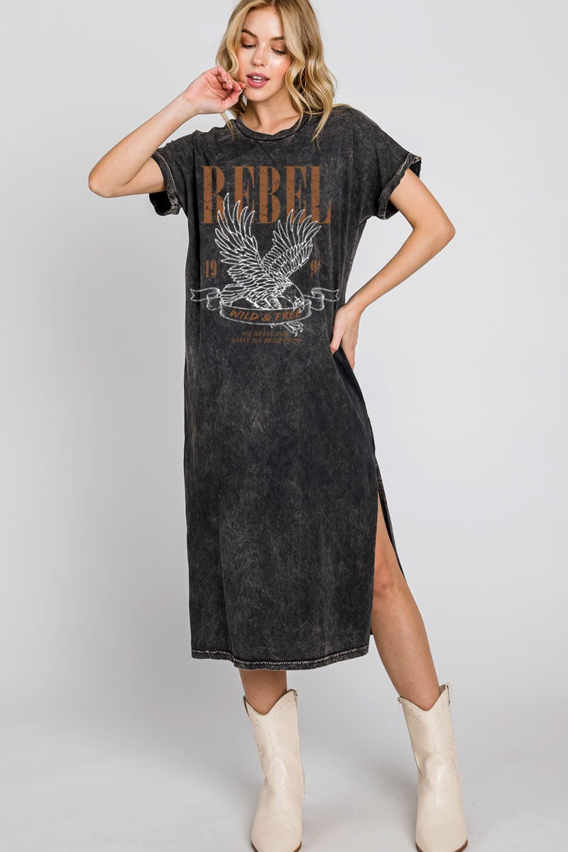 Rebel Wild T-Shirt Dress