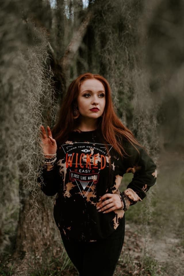 Wicked Easy Acid Washed Sweatshirt