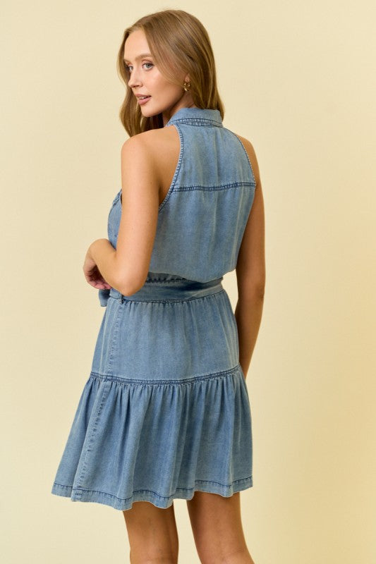 Tensile Chambray Midi Dress