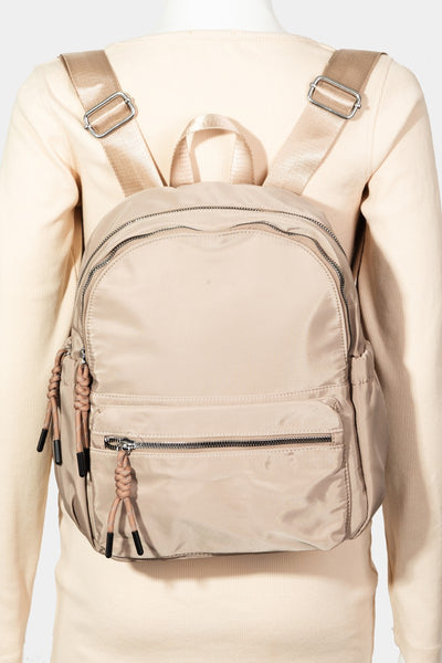 Carmine Nylon Mini Backpack (3 colors)