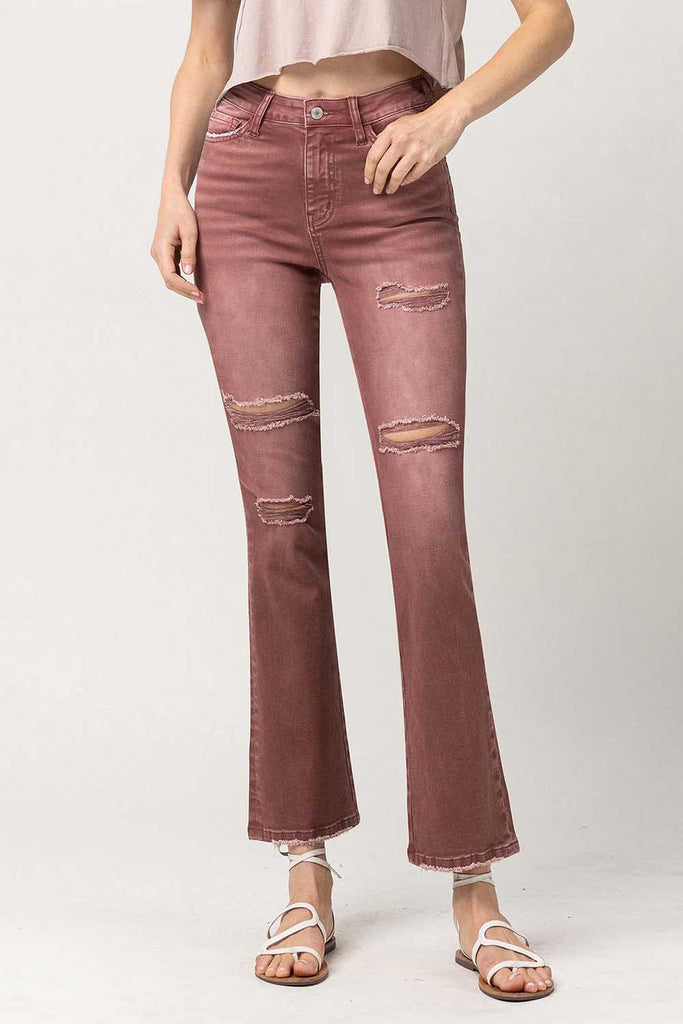 Wine Adroitly Bootcut From Vervet