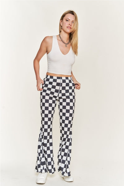 Tennessee Black N White Checkered Pants