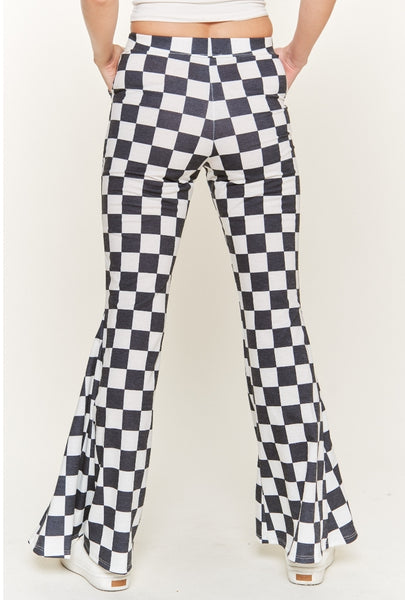 Tennessee Black N White Checkered Pants