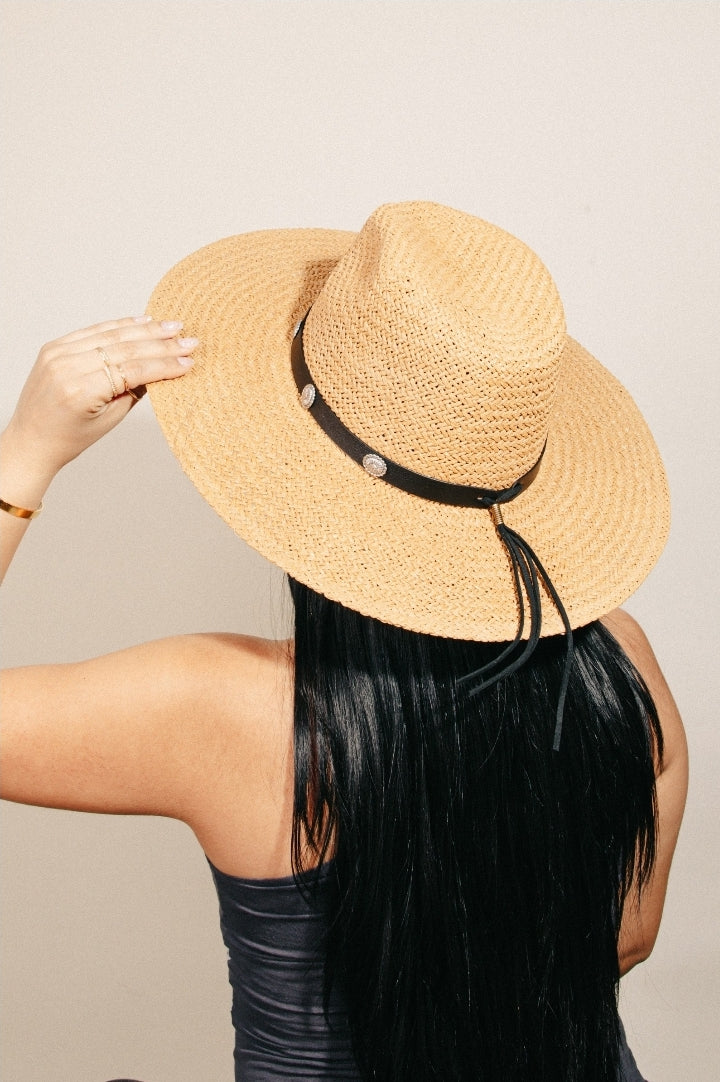Strappy Straw Hat (2 Colors)