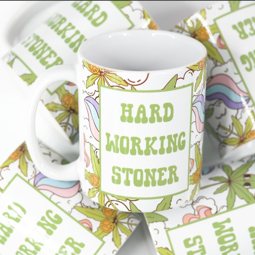 Hard Working Stoner Mug