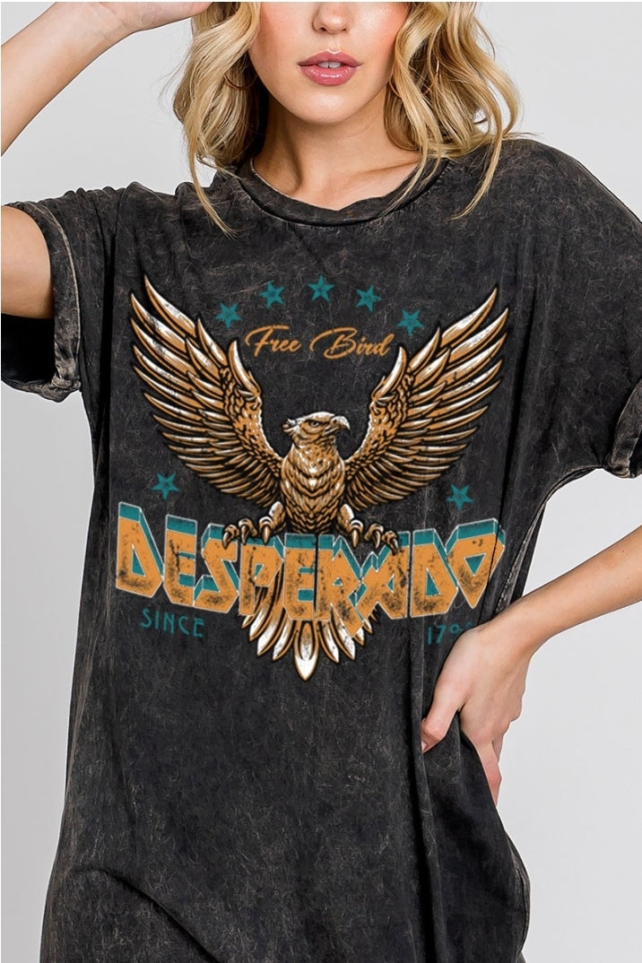 Desperado Free Bird Maxi T-Shirt Dress