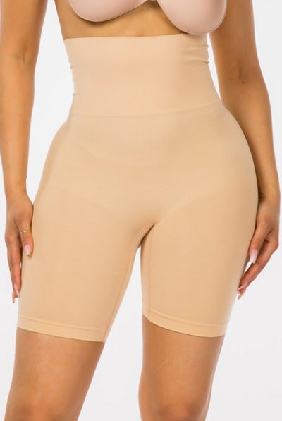 Nude Waist Control Shorts