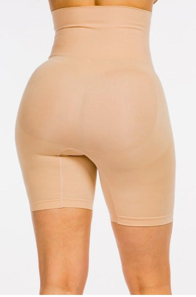 Nude Waist Control Shorts