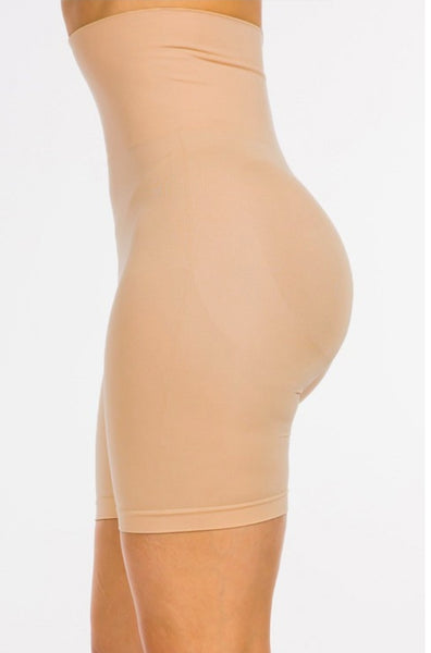 Nude Waist Control Shorts
