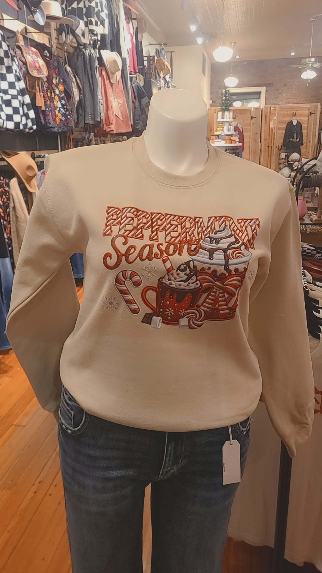 Peppermint Season Sweatshirt