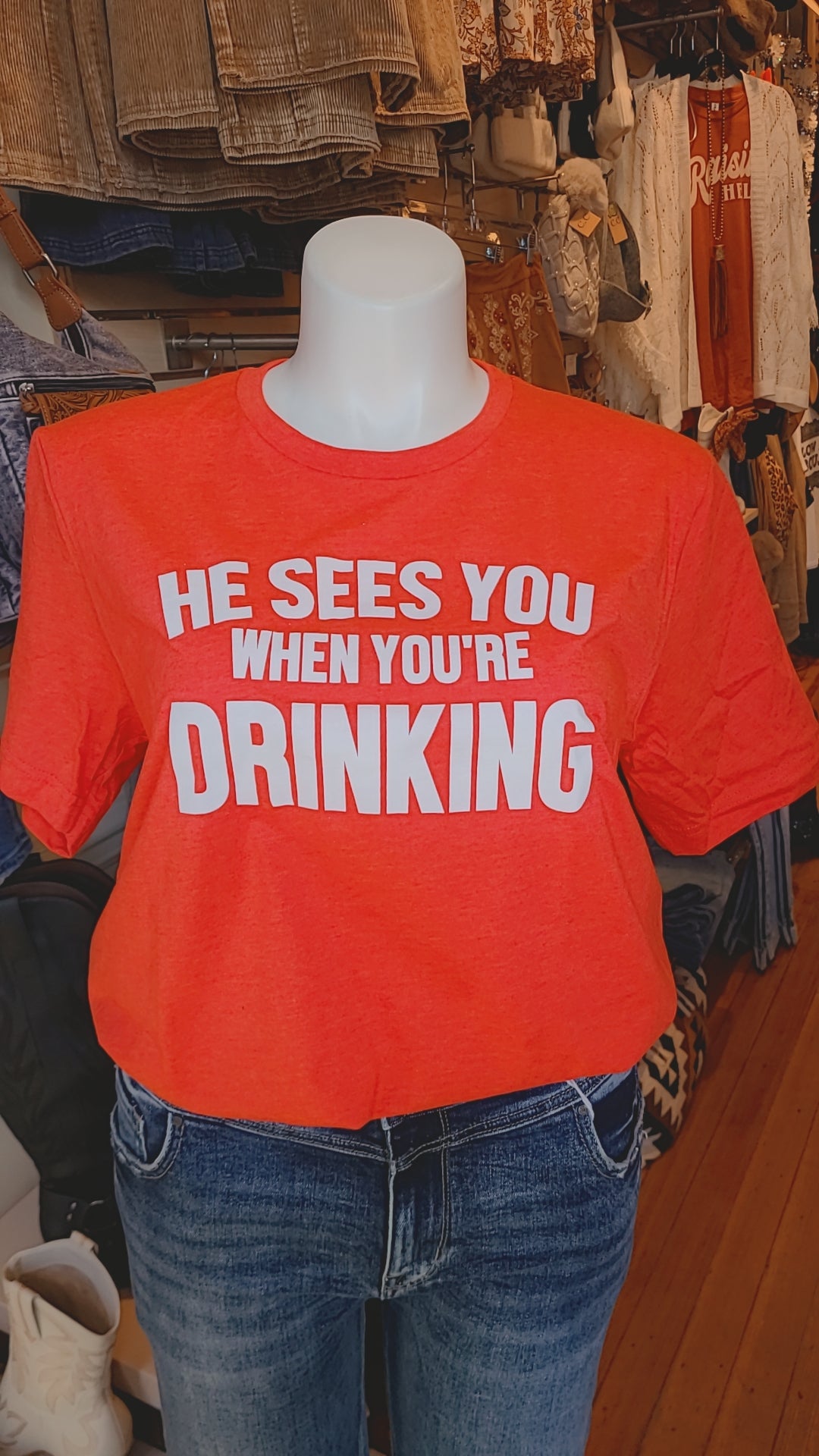 He See's You When Your Drinking Tee