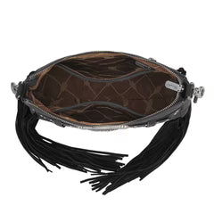 Fringe Buckle Boho Bag