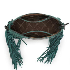 Fringe Buckle Boho Bag
