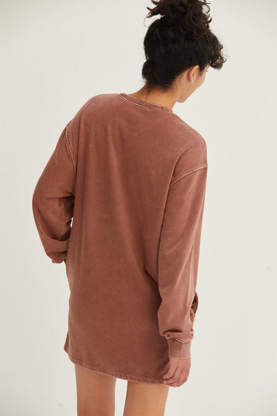 Cozy Embrace Sweatshirt Mini Dress (2 Colors)
