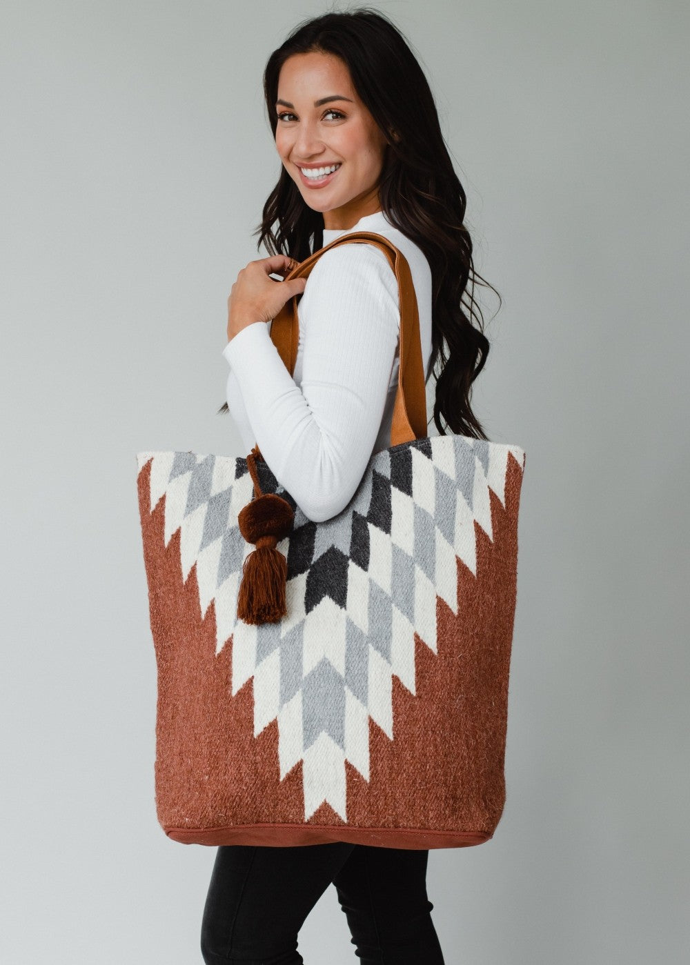 Adobe Aztec Woven Tote