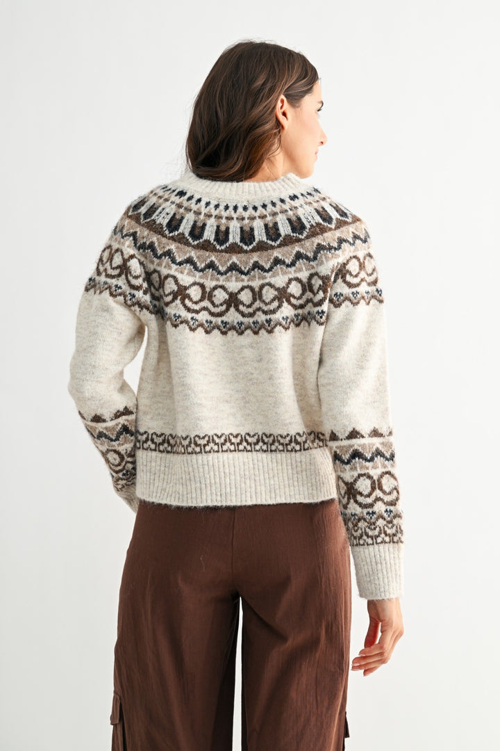 Fall Fair Isle- Oatmeal